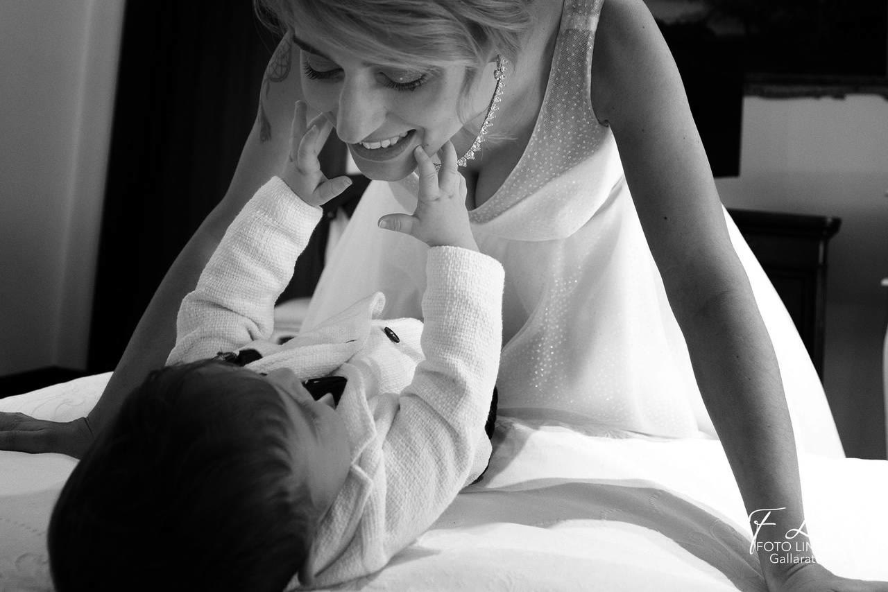 Sposa, emozione in bianco e nero